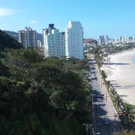 Apartamento Frente Para O Mar ,50 M Da Praia , Ar Condicionado Todos Quartos Guarujá Buitenkant foto